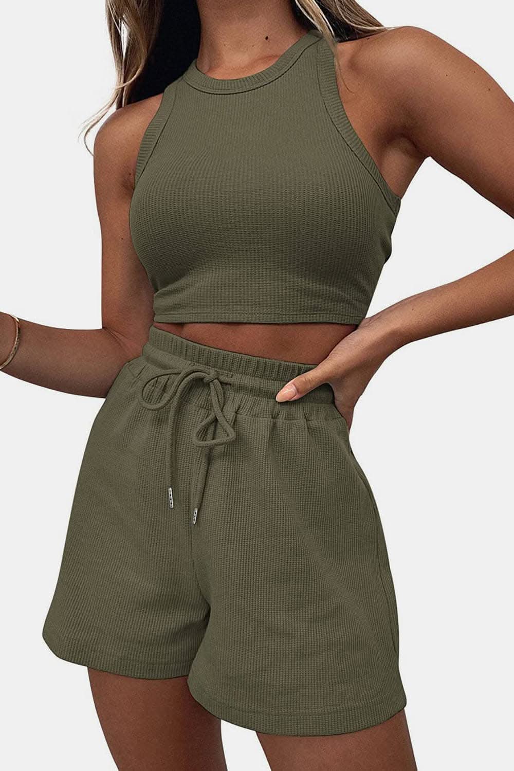 Stylish Top & Shorts Set - Love Salve